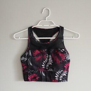 Fabletics Women's Sx XS Marcia High Neck Activewear Mesh Racerback Sports Bra